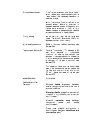 C.    Each required off-street loading space shall be located entirely outside of
      public rights-of-way for streets and alleys and entirely on the same lot as the
      building to which it is accessory.
D.    No open area in a required off-street loading area shall be consistently
      encroached upon by any other use.

E.    In no case shall off-street parking spaces be used to satisfy off-street loading
      space requirements.

SECTION 10: All signage for the Howard College campus shall conform to the
following:

A.    Off-site signage shall not be permitted.

B.    Freestanding pole signs shall not be permitted.

C.    All signage shall be of materials and colors coordinating with building façade
      materials detailed in SECTION 6 of this ordinance.

D.    Electronic signs shall be placed no closer than 200 feet from any residential
      zoning district or use.

E.    Freestanding monument signs:

      I.     maximum signage area shall not exceed 1.5 square feet per 1 linear
             foot of street frontage per lot;

      II.    may be placed at any angle;

      III.   must be set back at least 5 feet from any internal side lot line;

      IV.    may have a setback of 0 feet from any lot line fronting a right-of-way;

      V.     shall not exceed 3 feet in height if placed within 10 feet of any lot line
             fronting a right-of-way; and

      VI.    shall not exceed 3 feet in height if placed within the 30 foot sight
             triangle of the intersection of two converging lot lines fronting a right-of-
             way;

F.    Attached signs (canopy, awning, fascia, projecting, sloping roof signs):
 