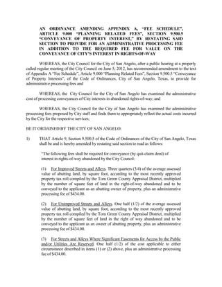 2 YD                  6         192.19                             27.46
4 YD 6x4x41/2         1          88.67                             44.34
4 YD                  2         136.13                             44.34
4 YD                  3         186.47                             44.34
4 YD                  4         239.68                             44.34
4 YD                  5         287.44                             44.34
4 YD                  6         335.20                             44.34
8 YD 6x6x6            1         132.99                             66.50
8 YD                  2         239.68                             66.50
8 YD                  3         326.62                             66.50
8 YD                  4         433.86                             66.50
8 YD                  5         530.82                             66.50
8 YD                  6         633.49                             66.50


INDUSTRIAL ROLL OFF

SIZE DIMEN        RATE PER      RATE      FUEL         FRANCHISE
                  DAY                    SURCHG           FEE

20 YD 4'6x8x22      3.38        101.51                      4%
30 YD 5'9x8x22      3.38        101.51
40 YD 5'9x8x22      4.15        124.49


HAUL FEE

PER                FUEL         FRANCHISE
LOAD              SURCHG          FEE

 88.44            No Change        4%
107.50
132.75



                 2013 Commercial Rates Effective October 1, 2013

COMMERCIAL HANDLOAD

SIZE     DIMEN    NO. DAYS RATE           FUEL         FRANCHISE
                  PER WEEK               SURCHG           FEE

                      2          20.09   No Change          4%


STEEL BINS
 