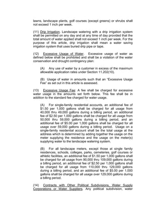 4)     THAT Appendix “A”, “Fee Schedule”, Article 9 “Planning Related Fees”, Section 9.400
       “Preliminary Plats/Final Plats/Replats (except for administrative subdivisions)”, of the Code
       of Ordinances of the City of San Angelo, Texas, is hereby restated to read as follows:

              Application for preliminary plat                      $337.00
              Application for final plat                             $312.00
              Application for replat                                 $312.00
              Supplemental fee for replats requiring
              renotification                                         $106.25

5)     THAT Appendix “A”, “Fee Schedule”, Article 9 “Planning Related Fees”, Section 9.400.5
       “Final Plats/Replats of Administrative Subdivisions”, of the Code of Ordinances of the City of
       San Angelo, Texas, is hereby restated to read as follows:

              Application for final plat of administratively-
              eligible subdivision                                   $212.50

              Application for replat of administratively-
              eligible subdivision                                   $212.50

              Supplemental fee for final plat or replat
              requiring notification                                 $106.25

6)     THAT Appendix “A”, “Fee Schedule”, Article 9 “Planning Related Fees”, Section 9.500
       “Miscellaneous Planning Fees”, of the Code of Ordinances of the City of San Angelo, is
       hereby restated to read as follows:

              Request for expansion of non-conforming use           $163.75

              Request for consideration of sign variance             $168.75

              Request for temporary permit for mobile/
              manufactured home                                      $118.75

              Request for street name change                         $208.75 plus costs of
                                                                     official COSA signage

              Request for release of easement                        $37.50


Section 7)    THAT the terms and provisions of this Ordinance shall be deemed to be severable in
              that, if any provision of this Ordinance shall be declared to be invalid, the same shall
              not affect the validity of the other provisions of this Ordinance.
 