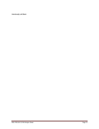 Intentionally Left Blank




RFB: PRO-06-12/108 Arlington Street   Page 10
 