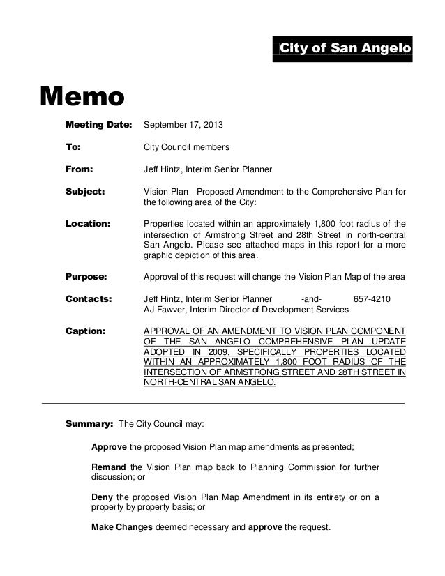meeting memo meeting memo
