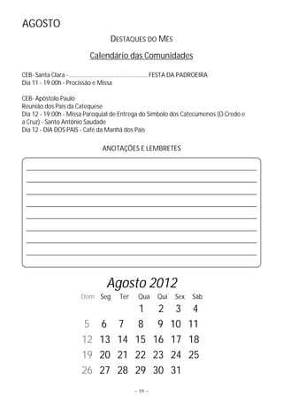 Agenda paroquial 2012   140 x 200 - miolo