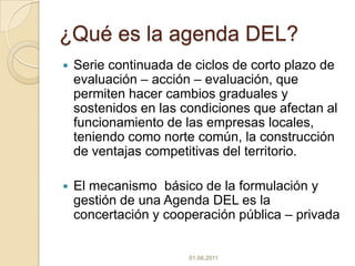 ¿por qué agendas?24.05.2011ALTONivel de competencias y recursos para la gestión pública localMEDIOBAJO