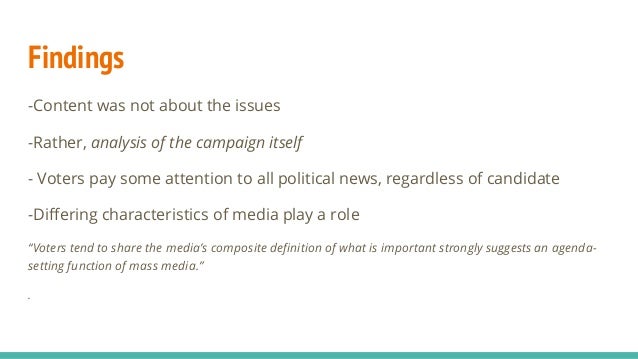 agenda setting definition