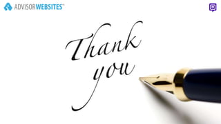 Maximizing Website Conversion by Advisor Websites & Agendize