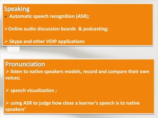A General Introduction To Computer Assisted Language Learning Revised | PPT
