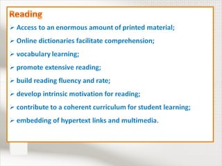 A General Introduction To Computer Assisted Language Learning Revised | PPT