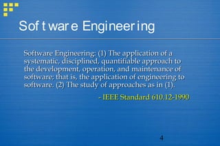 A generic view of software engineering | PPT | Operating Systems ...