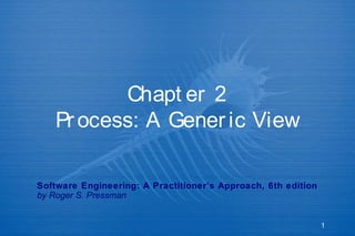 A generic view of software engineering