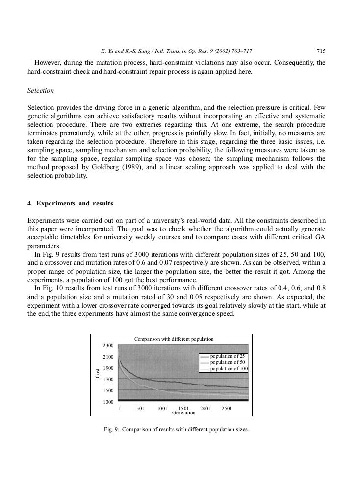 A genetic algorithm for a university weekly courses timetabling probl…