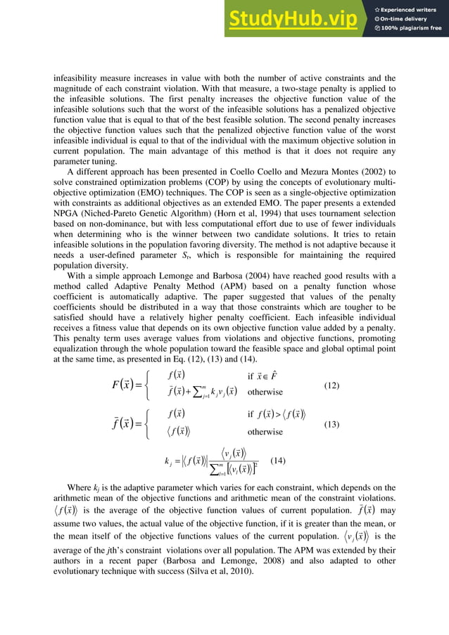 A Genetic Algorithm For Constraint Optimization Problems With Hybrid ...