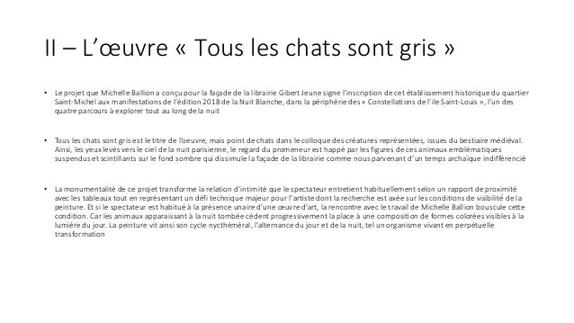 Agent De Michelle Ballion Pour Tous Les Chats Sont Gris