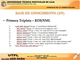 Primera Tripleta – RDF/XML 