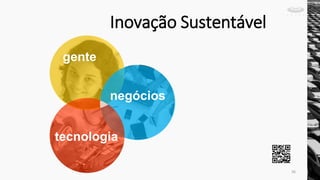 gente
negócios
tecnologia
Inovação Sustentável
36
 