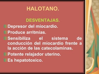 Agentes Anestesicos Inhalatorios | PPT