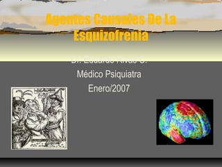 Agentes Causales De La
Esquizofrenia
Dr. Eduardo Rivas C.
Médico Psiquiatra
Enero/2007
 
