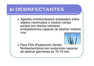 tema de Agentes control de microorganismos | PDF