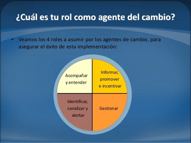 Agentes de cambio