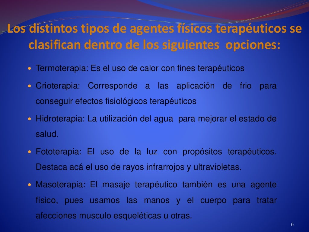 Agentes fisicos en_fisioterapia