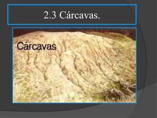 2.3 Cárcavas.
 