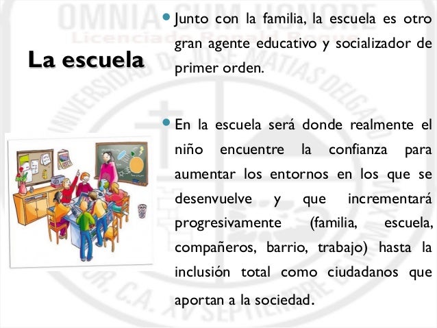 Agentes socializadores.