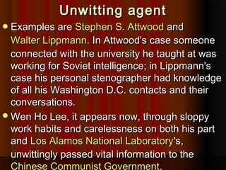 Agent handling | PPT