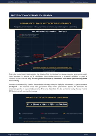 AGENTIC AI BEYOND GUARDRAILS - Adaptive Risk Architectures for ...