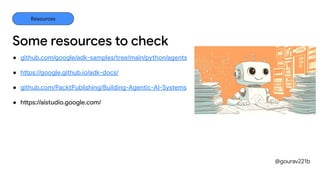 Agentic AI with Google ADK GDG On Campus Netaji Subhash Engineering ...