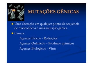 OS GENES NÃO SÃOOS GENES NÃO SÃO
CONTÍNUOS!CONTÍNUOS!
HETEROGÊNEO
NUCLEAR
 