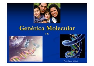 Genética MolecularGenética Molecular
1 E1 E
Prof. César Milani
 