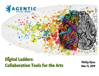 Digital Ladders:
Collaboration Tools for the Arts
Phillip Djwa
Mar 12, 2019
 