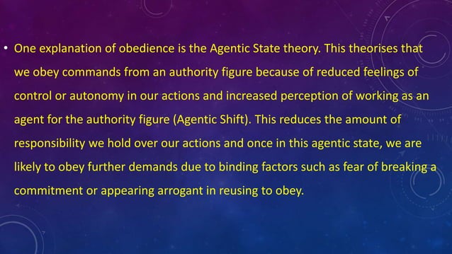 Agentic state