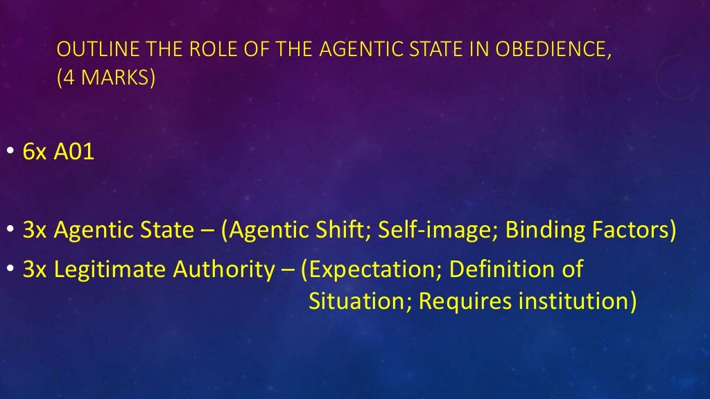 Agentic state