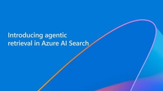 Agentic Techniques in Retrieval-Augmented Generation with Azure AI ...