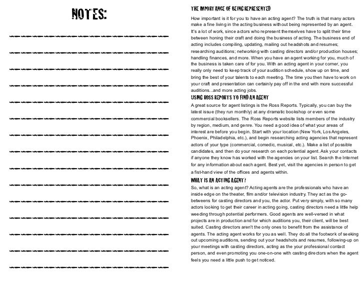 cover letter to casting director andone brianstern co acting agent cover letter
