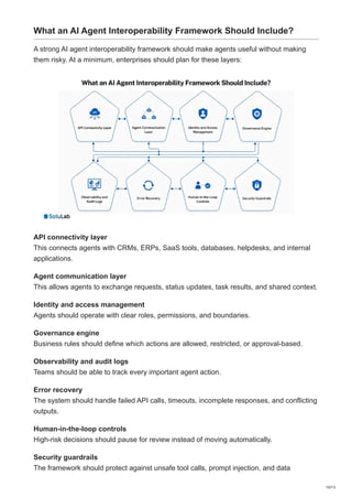 Agent Interoperability in Enterprise AI: Connecting Agents with ...