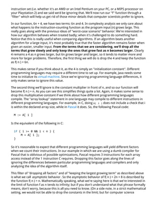 A gentle introduction to algorithm complexity analysis | PDF