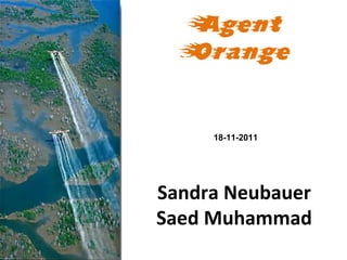 Agent Orange Sandra Neubauer Saed Muhammad 18-11-2011 