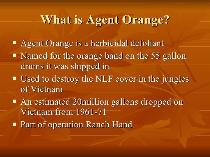 Agent Orange1 Denis