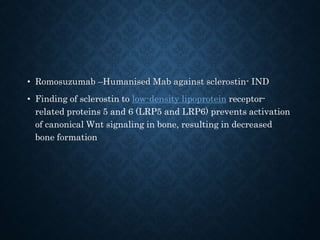Agents affecting mineral ion homeostasis and bone turnover | PPTX