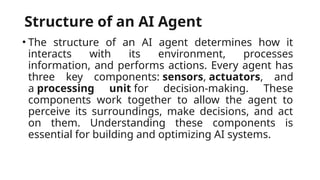 Agents in AI detailed explanations and types | PPTX