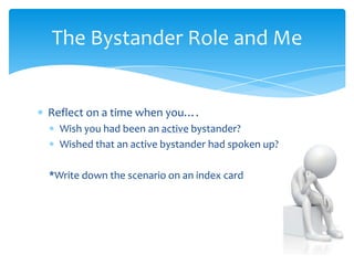 Agents of change.bystanderawareness | PPTX