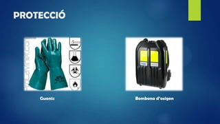 PROTECCIÓ
Guants Bombona d’oxigen
 