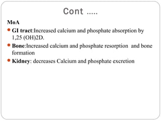 Agents that affect bone mineral homeostasis paul | PPT