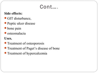 Agents that affect bone mineral homeostasis paul | PPT
