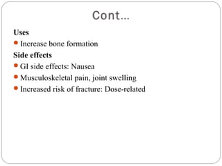 Agents that affect bone mineral homeostasis paul | PPT