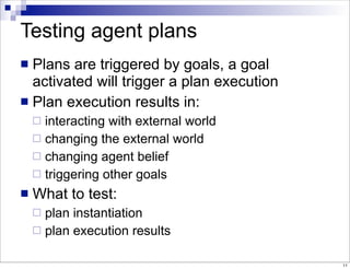 Agent testing | PDF