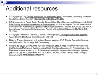 Agent testing | PDF