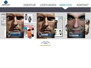AGENTUR LEISTUNGEN ARBEITEN KONTAKT
 