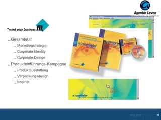 FIT

Gesamtetat
   Marketingstrategie
   Corporate Identity
   Corporate Design
Produkteinführungs-Kampagne
   Produktausstattung
   Verpackungsdesign
   Internet




                              10.12.2012               95
                                Zurück zur Übersicht
 
